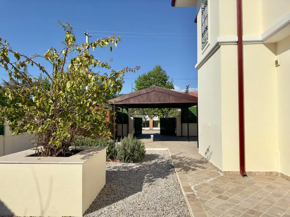 Mature garden